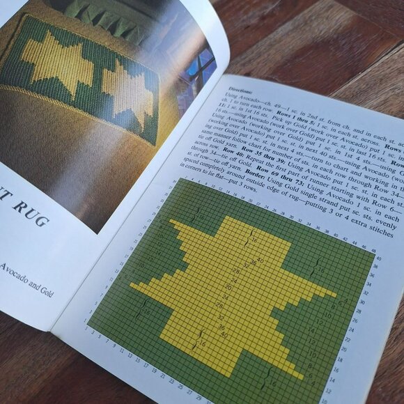 Woolworth Woolco Rug Yarns Booklet Volume 2 Apron Floor Covering Learn‎ Pattern - Picture 7 of 9